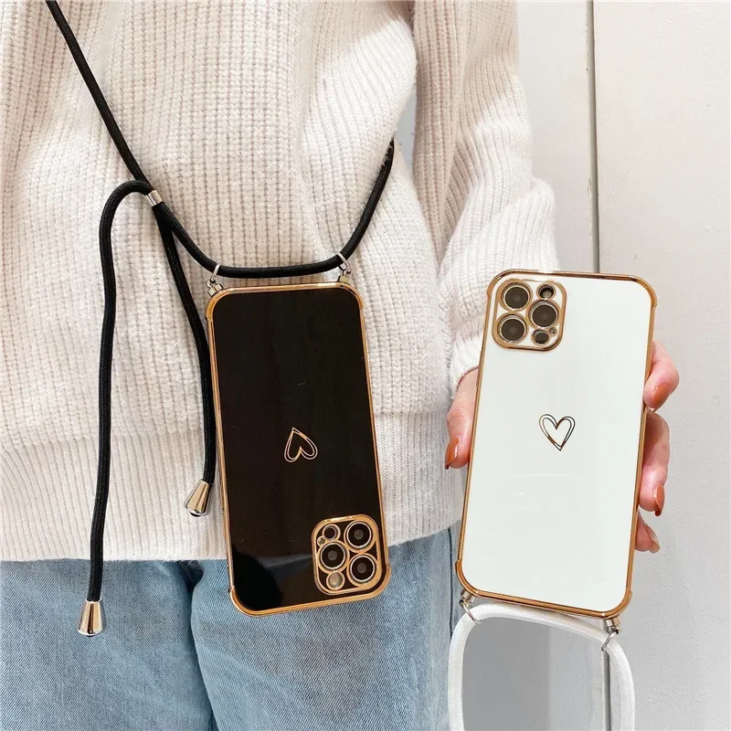Etui na telefon z paskiem, do iPhone