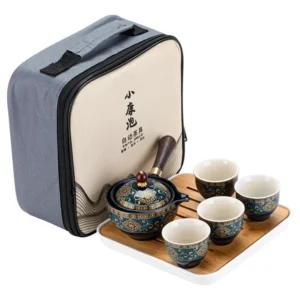 Zestaw do parzenia herbaty Kung Fu, porcelanowy