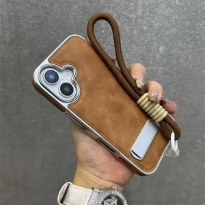 Etui na telefon z paskiem, skórzane, do iPhone