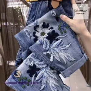 Jeansy damskie baggy z wysokim stanem, plus size, w stylu retro