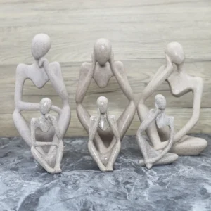 Nordycka figurka abstrakcyjna Myśliciel