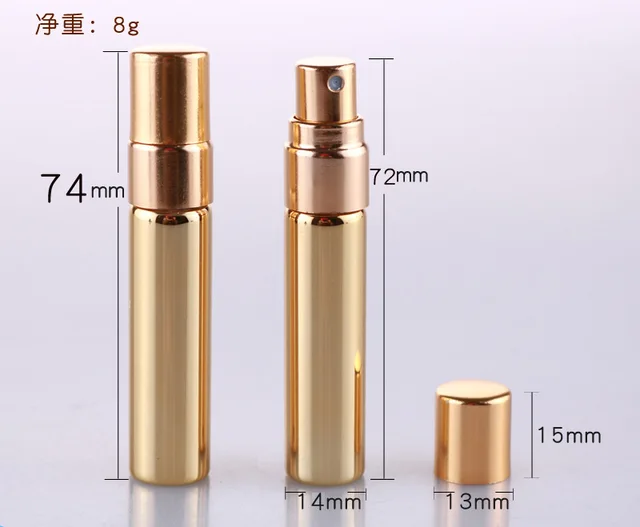 Podróżny atomizer do perfum w podłużnej obudowie - ujęcie produktu