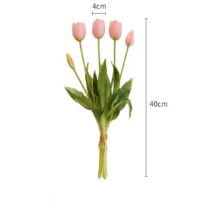 Tulipany dekoracyjne z łodygami do kompozycji w wazonie - ujęcie produktu