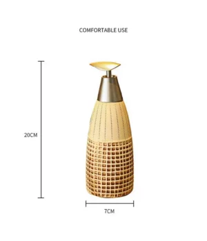 Dozownik do mydła ceramiczny, w stylu vintage, 400 ml