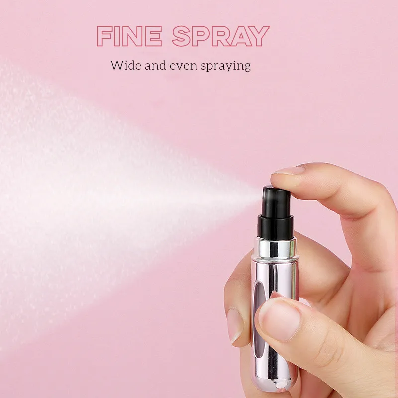 Atomizer podróżny na perfumy z okienkiem poziomu płynu - ujęcie produktu