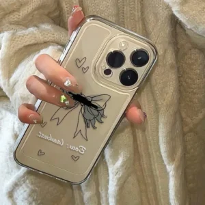 Etui na telefon z kokardką, do iPhone