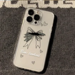 Etui na telefon z kokardką, do iPhone