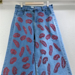 Jeansy damskie z elastycznego denimu