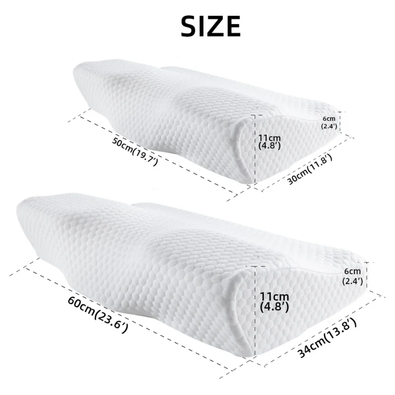 Poduszka profilowana pod kark o falistym przekroju 60 cm - ujęcie produktu