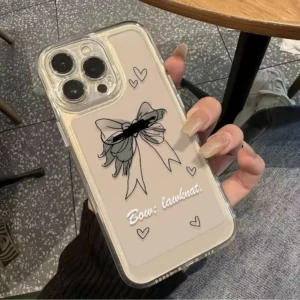Etui na telefon z kokardką, do iPhone