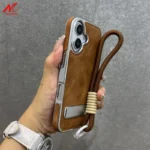 Etui na telefon z paskiem, skórzane, do iPhone