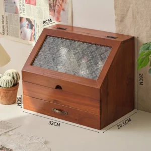 Szafka na blat z przeszklonym frontem i dolnymi szufladami - ujęcie produktu