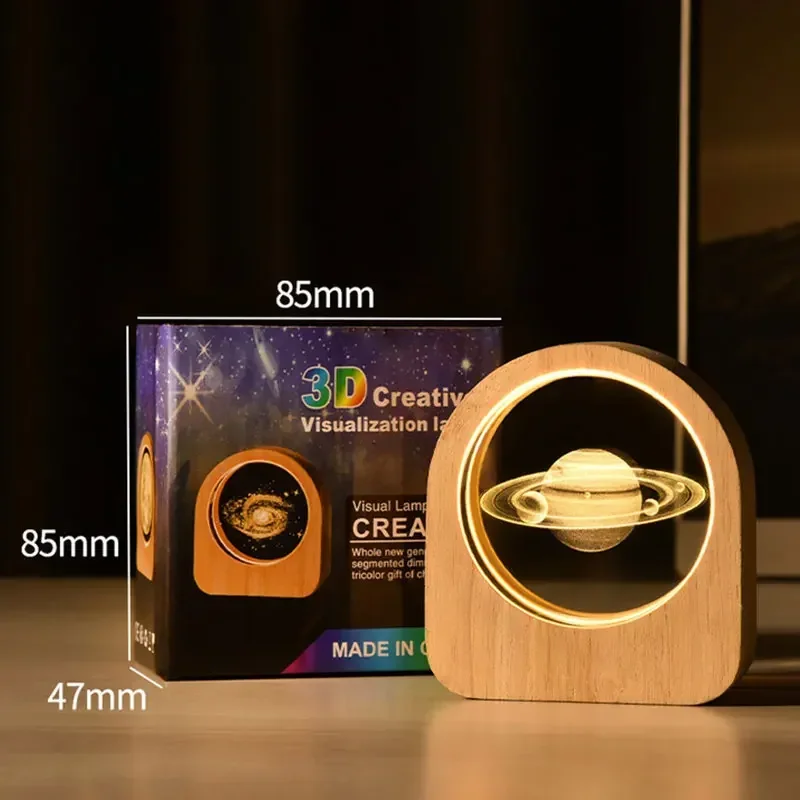 Szklana dekoracja 3D Układ Słoneczny