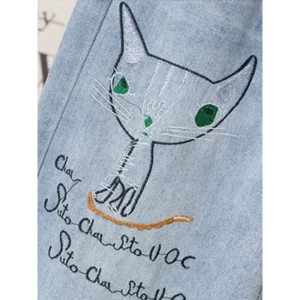 Jeansy damskie mom fit z wysokim stanem, plus size, z elastycznego denimu