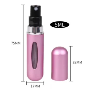 Atomizer podróżny na perfumy z okienkiem poziomu płynu - ujęcie produktu