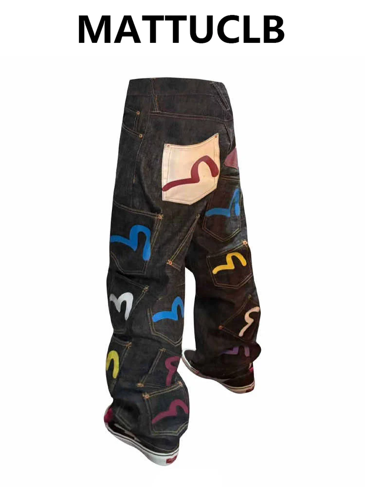 Jeansy damskie cargo, w stylu Y2K