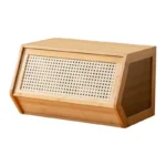 Pojemnik modułowy do przechowywania bambusowy, 70 cm