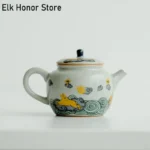 Zestaw do parzenia herbaty Kung Fu, porcelanowy, z czajnikiem