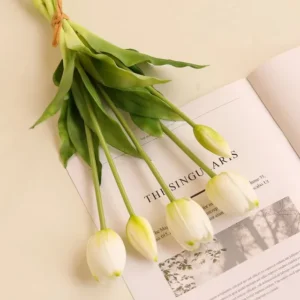 Tulipany dekoracyjne z łodygami do kompozycji w wazonie - ujęcie produktu