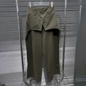 Jeansy damskie straight leg patchworkowe