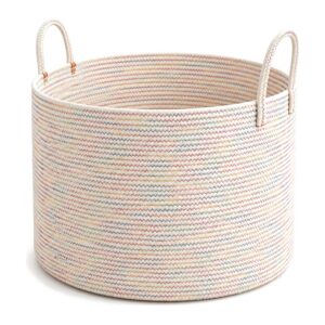 Kosz na pranie pleciony, duży, 70 l - L, Multicolour