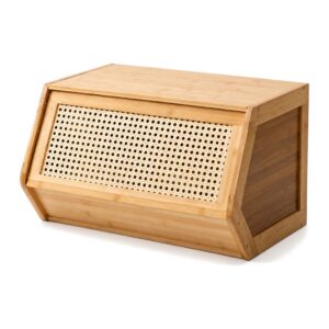 Pojemnik modułowy do przechowywania bambusowy, 70 cm - 51cm