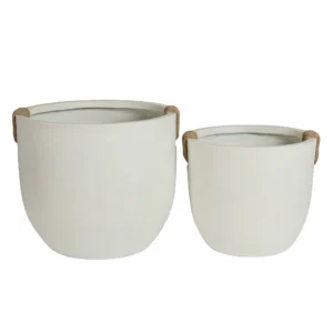 Doniczka dekoracyjna okrągła 33 cm ceramiczna