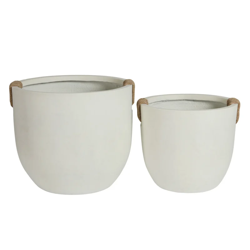 Doniczka dekoracyjna okrągła 33 cm ceramiczna
