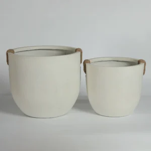Doniczka dekoracyjna okrągła 33 cm ceramiczna