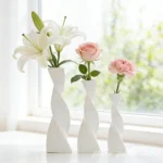 Ceramiczny wazon dekoracyjny 3 szt. w kształcie kosmity