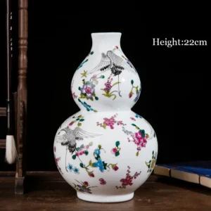 Ceramiczny wazon dekoracyjny porcelanowy, mały