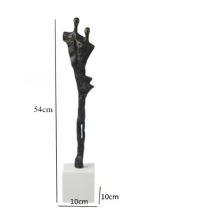 Figurka dekoracyjna metalowa