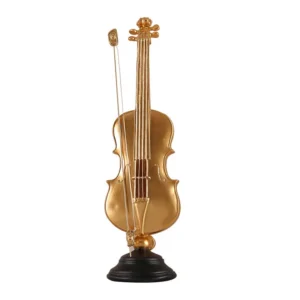 Złota figurka instrument muzyczny z żywicy