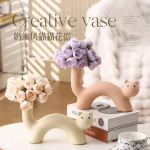 Ceramiczny wazon dekoracyjny