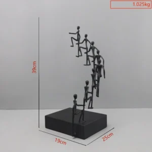Figurka dekoracyjna metalowa