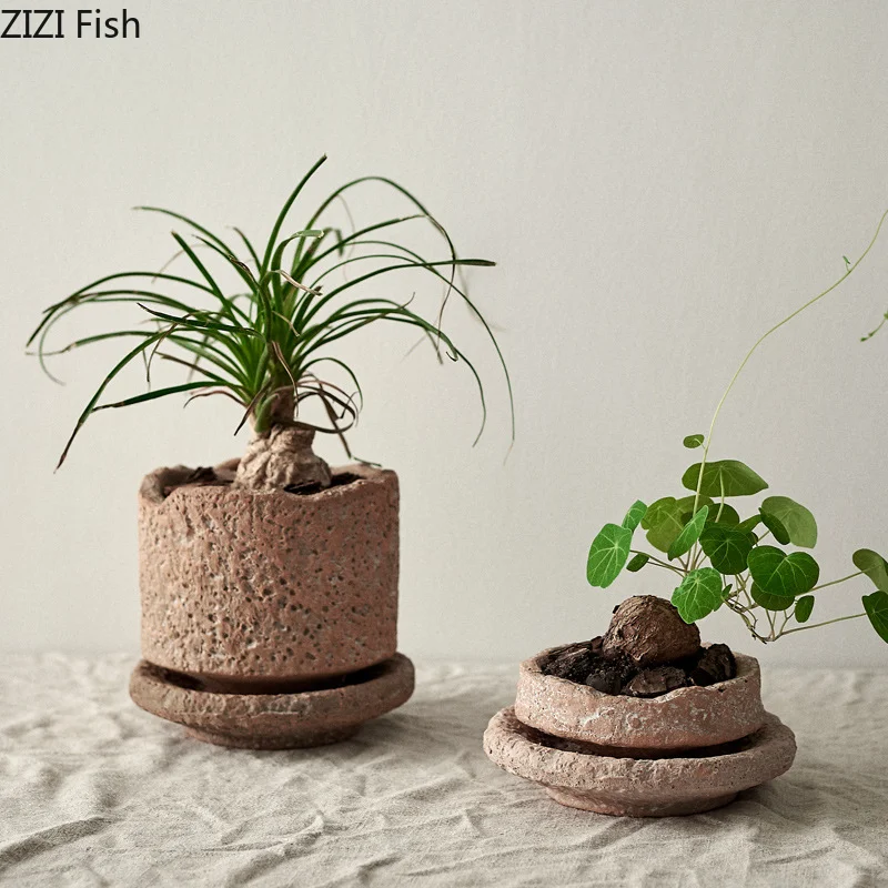 Ceramiczny wazon dekoracyjny zielony