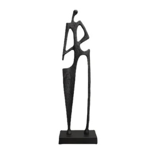 Żeliwna statuetka nóż do siana