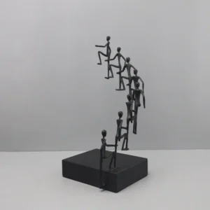 Figurka dekoracyjna metalowa