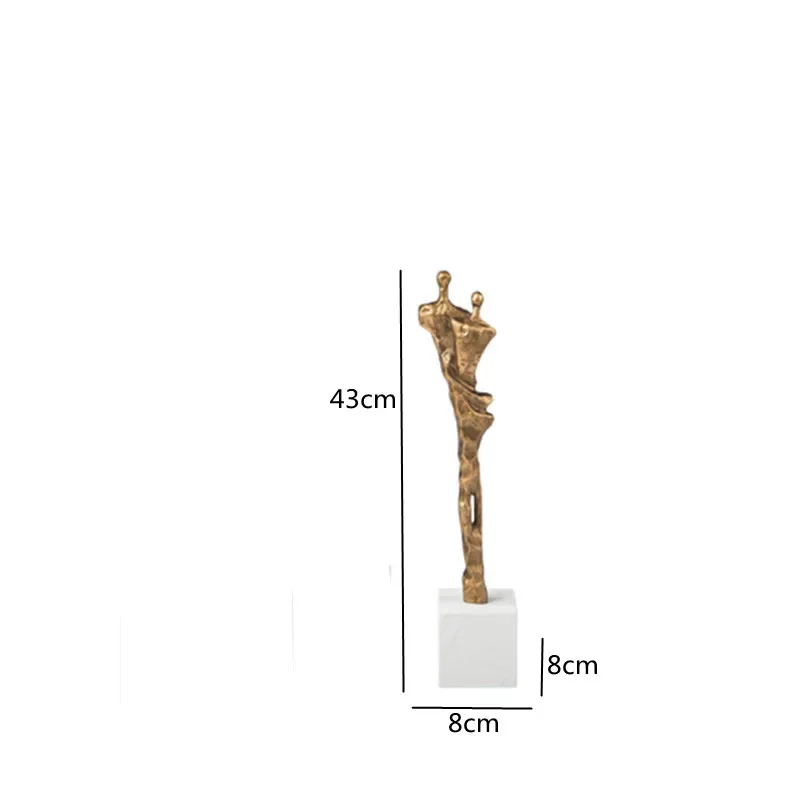 Figurka dekoracyjna metalowa