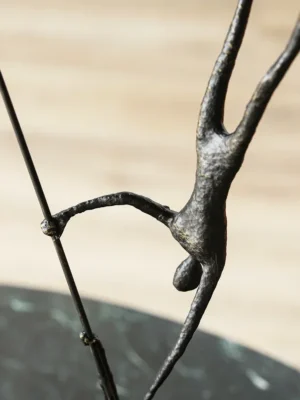Figurka dekoracyjna 67 cm metalowa