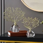 Złote drzewko dekoracyjne feng shui