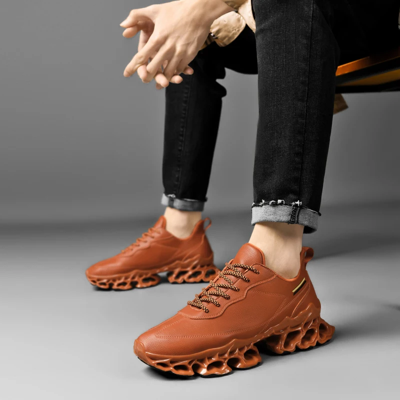 Męskie sneakersy casualowe tenisowe