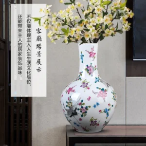 Ceramiczny wazon dekoracyjny porcelanowy, mały