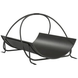 Metalowy stojak na drewno kominkowe 51 cm