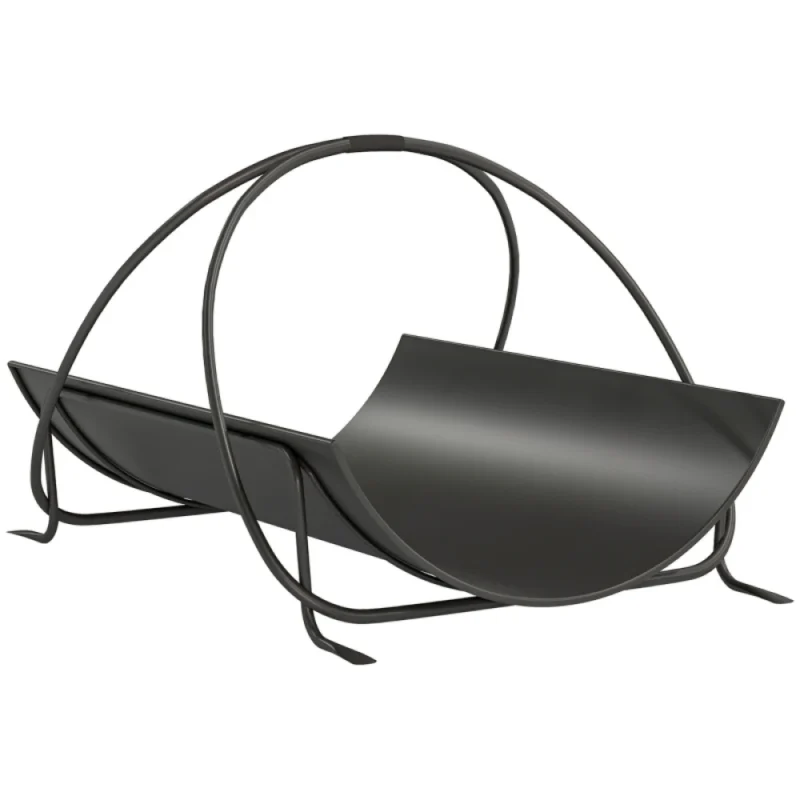 Metalowy stojak na drewno kominkowe 51 cm