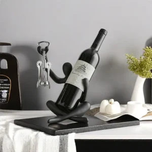 Stojak na wino w kształcie postaci