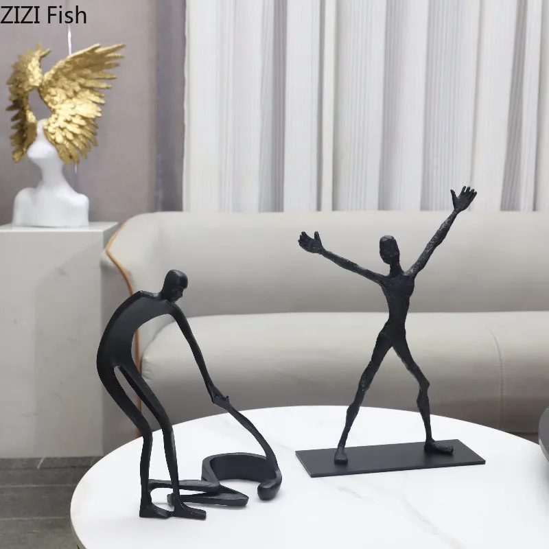 Abstrakcyjna figurka postaci w pozie sportowej - ujęcie produktu