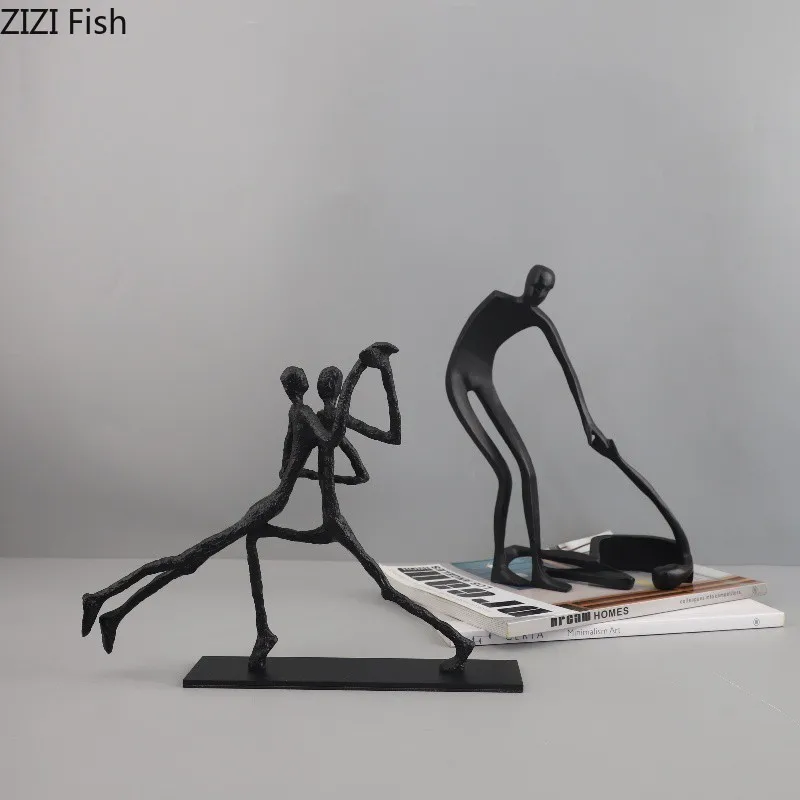 Abstrakcyjna figurka postaci w pozie sportowej - ujęcie produktu