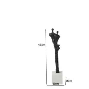 Figurka dekoracyjna metalowa