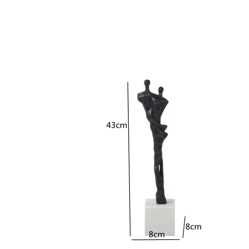 Figurka dekoracyjna metalowa